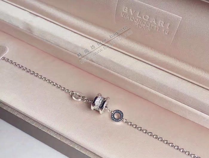 Bvlgari飾品 寶格麗滿鑽小蠻腰手鏈  zgbq3192